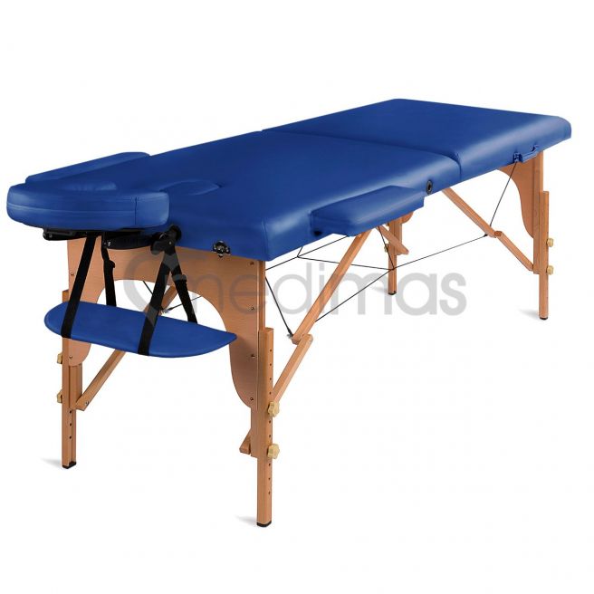 Masážny stôl prenosný drevený dvojdielny Prosport2