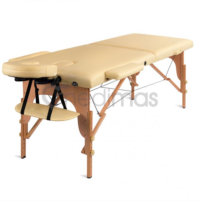 Masážny stôl prenosný drevený dvojdielny Prosport2 MOBI